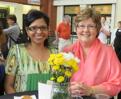 Shahirose Premji, associate professor, left, and Kathryn King-Shier, Guru Nanak Dev Ji DIL (Heart) Research Chair were recognized by the Canadian Nurses Association with the Jeanne Mance Award and  Order of Merit for Nursing Research, respectively.